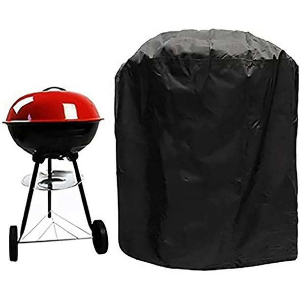 Heavy Duty Oxford Cloth Kettle BBQ Covers Heat Resistant with Storage Bags Indoor Outdoor Waterproof Barbecue Covers
